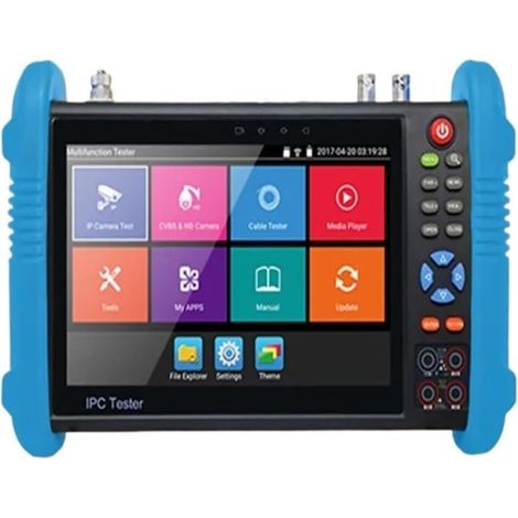 Testeur de vidéosurveillance prenant en charge la caméra IP Testeur De Caméra CCTV IPC 9800ADHS Plus, Caméra De Vidéosurveillance 8MP AHD CVI TVI H.265, Testeur De Caméra IP, Testeur De Câble PTZ, Tes (1/5)