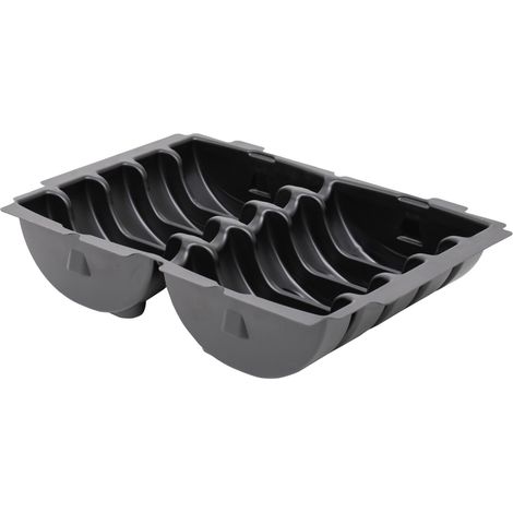 STIER Systainer-Tiefzieheinsatz für Schleifmittel, Ø 150 mm, 200g, 10 Reihen