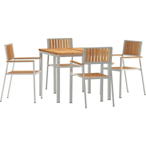 Maison Exclusive - Ensemble de repas extérieur 5 pcs