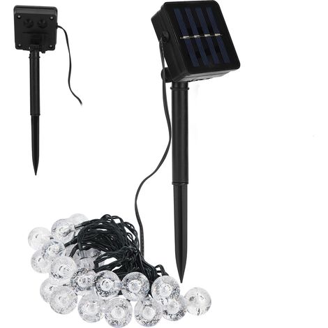 30 LED-Chips Solar-Lichterkette für Garten, Landschaft, Weihnachts- und Festtagsdekoration, 6 m (1/5)