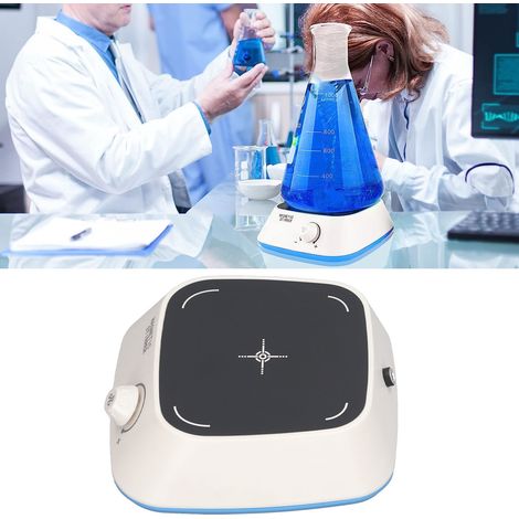 Agitateur magnétique miniature XLD-C1 pour usage en laboratoire, 300-3000 tr/min, réglage de vitesse continu, 100240 V, norme européenne. (1/5)