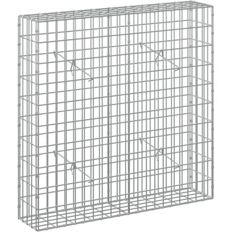 Gabion avec Fil de 5 mm et Maille de 5x10 cm 100x20x100 cm vidaXL (1/5)