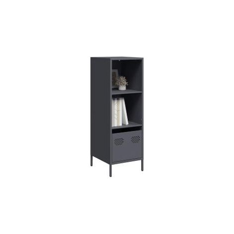 Buffet haut anthracite 35x39x103,5 acier (1/5)