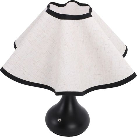 Hidyliu Lampe de Table LED Nordique avec Abat-jour en Lin (1/5)