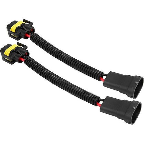 Adaptateur de connecteur de prise pour faisceau de câblage d'extension de phares/antibrouillards H11