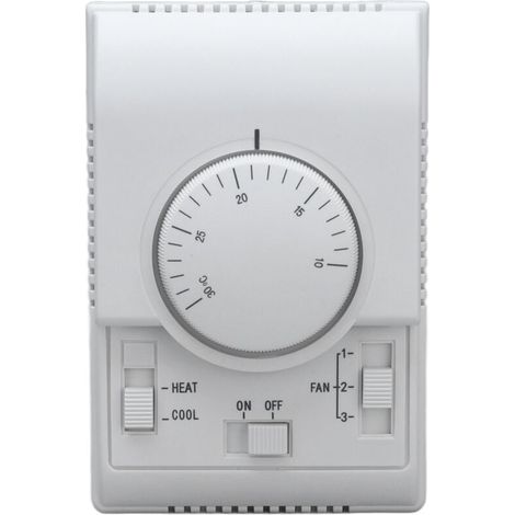 Thermostat mécanique d'air conditionné central à 2 voies, interrupteur de commande, Conditionneur 110‑220V (1/5)