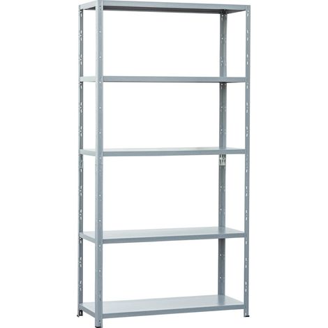 [GEBRAUCHT] B-Ware Metall-Steckregal Lagerregal MEDIUM 193cm x 100cm x 40cm Pulverbeschichtet