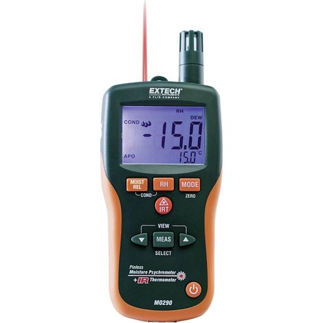 Extech MO290-EU Hygromètre 0 % HR 99 % HR Affichage anti-moisissure/point de rosée Q55003 (1/2)