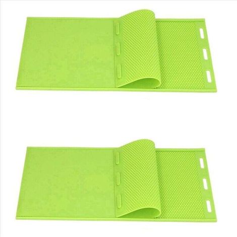 Lot de 2 moules en silicone pour cire d'abeille de 5,4 mm, pour estampage de fondations, équipement d'apiculture (1/4)