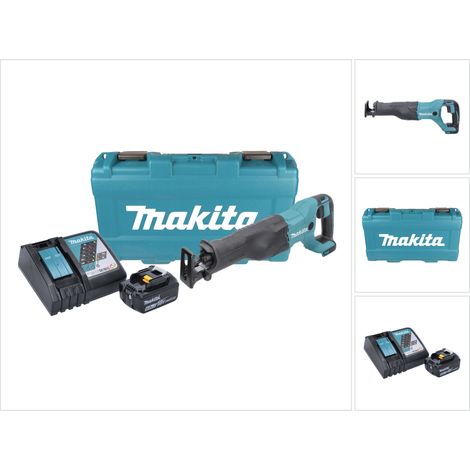 Makita DJR186RGK Scie récipro sans fil 18V + 1x Batterie 6,0 Ah + Chargeur + Coffret (1/5)