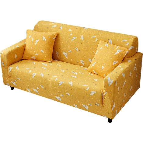 Housse de Canapé Universelle Extensible en Polyester Antitache avec Sangle Élastique pour Protection Durable et Confort Doux du Salon (1/5)