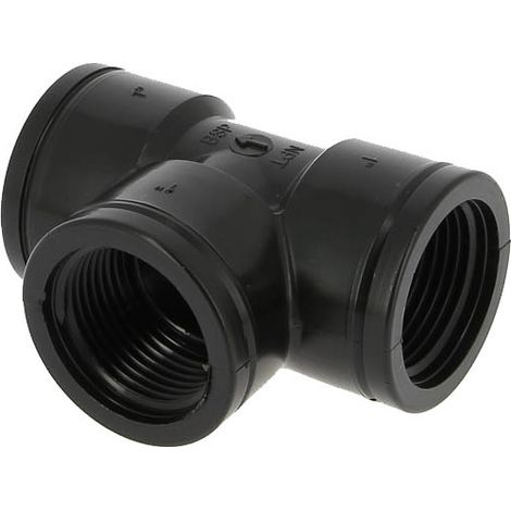 Té plastique femelle-femelle 26-34