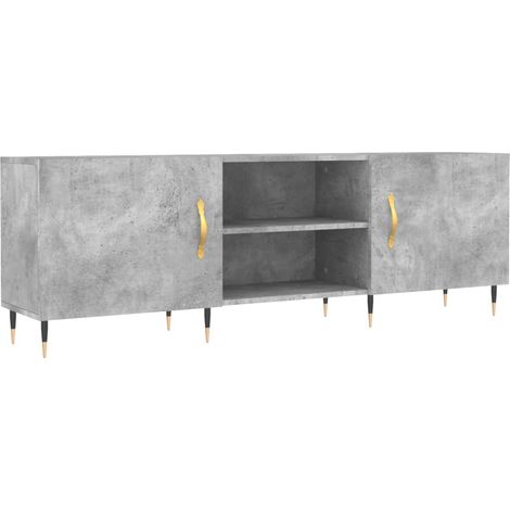 vidaXL Mobile Porta TV Grigio Cemento 150x30x50cm in Legno Multistrato (1/5)