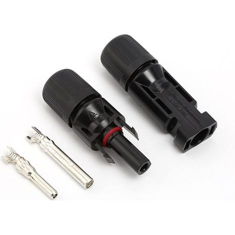 Pair of PV Cable Connectors, MC4 Solar Panel Connectors, IP67 Waterproof MC4 Male/Female Solar Connectors (1/5)