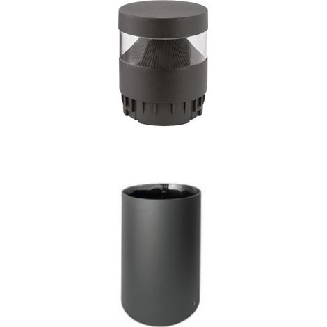 Lampadaire moderne gea led ges2360+ges2404 led ip65 en aluminium méthacrylate