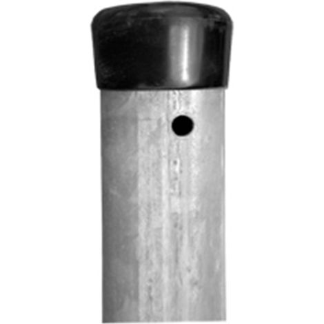 Pfosten Strend Pro METALTEC ZN, 48/1750/1,25 mm, rund, mit Kappe