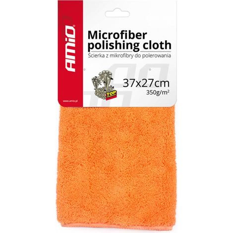 Paño de microfibra para pulir coches, 37x27 cm, 350 g/m², amio-01047 (1/2)
