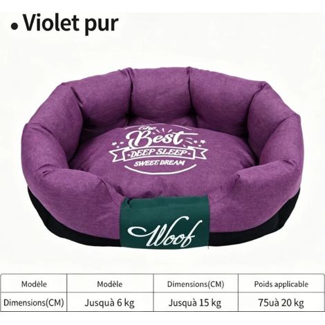 Haustierzubehör: Sommer-Hundebett (ganzjährig nutzbar) — Quadratisches Bett, Hundematte, Katzenbett im Sofa-Stil, Kühlendes Bett (Größe S) (1/5)