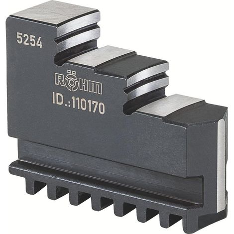 Röhm  Drehbacke  DB,  tamaño  500/630,  juego  de  3  mordazas,  DIN  6350  mordaza  escalonada  hacia  adentro  -  110018 (1/3)