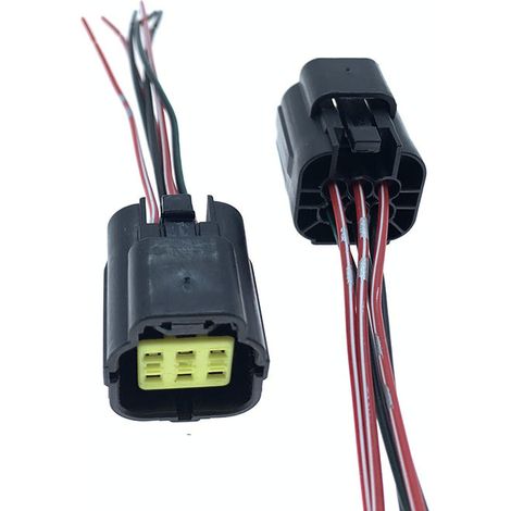 Passend für den neuen Hanwei-Scheinwerferstecker mit 6-adriger Reinkupferverkabelung (Buchse) für LKW-Scheinwerfer. (1/4)