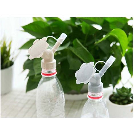 Household Flower Gardening Watering Sprinkler Double Head Nozzle Home Use Dark Grey 3.9X2.0X2.0in Plant Watering 1Pcs