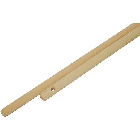 Manche à balai en bois diamètre 28 mm, longueur 1,40 m