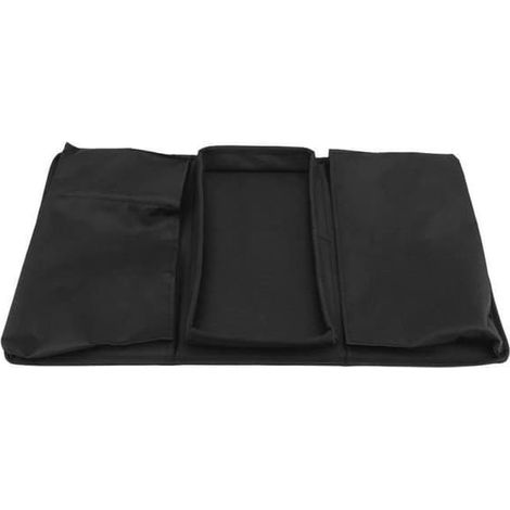 Soffa förvaringsväska med mugghållare Armstöd TV Hängande fjärrkontroll Organizer (noir) Noir