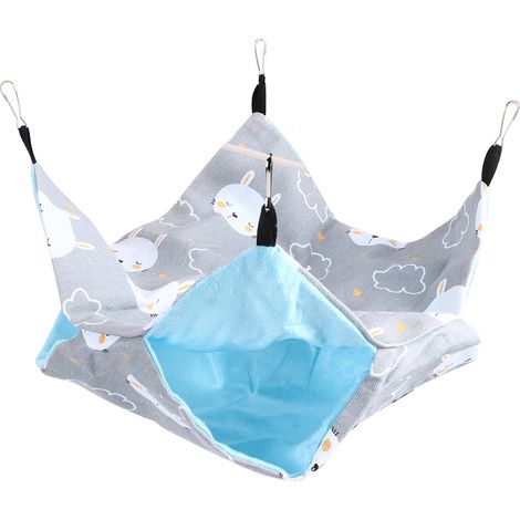 Hamac suspendu double couche en toile pour petits animaux de compagnie - Type A (1/5)