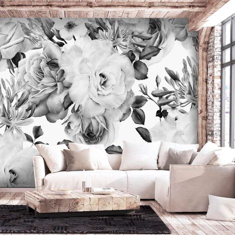 Papier peint adhésif Jardin sentimental - 392 x 280 cm (1/4)