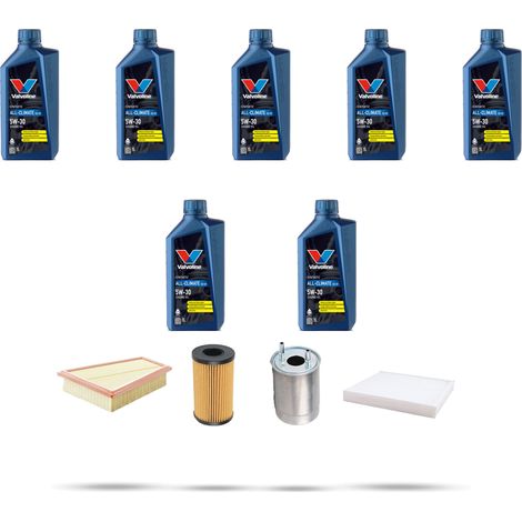 Kit tagliando 4 FILTRI e 7L OLIO compatibile con Renault Megane III 2.0 DCI 110kw dal 2009 (1/5)