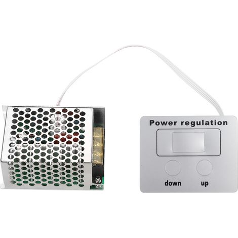 Régulateur de tension numérique SCR 4000 W avec variateur de vitesse et thermostat 220 V CA (1/5)