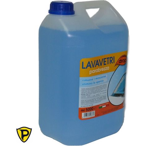 Liquido Lavavetri 5L - Detergente Auto Senza Aloni - Rimuove Sporco e Moscerini - Vetri Perfetti (1/2)