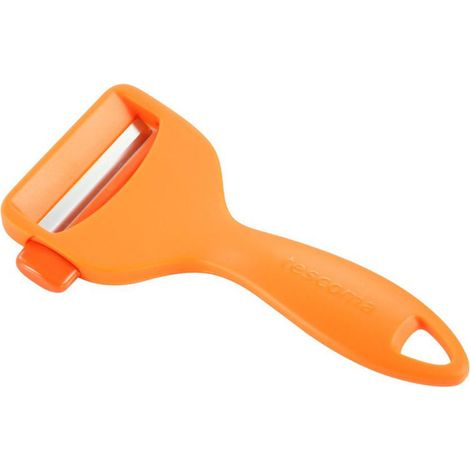 Kürbisschäler Presto Expert verstellbar orange aus robustem Kunststoff mit Edelstahlklinge (1/2)