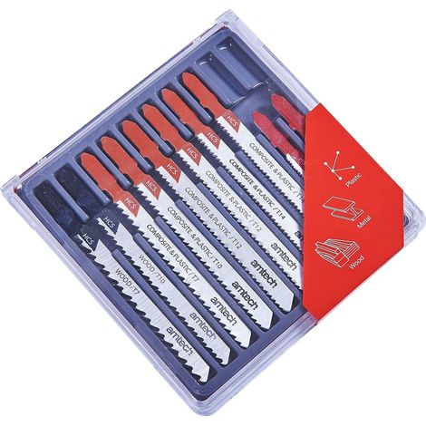 Lames de Scie Sauteuse En Boite (10 Pièces) (1/4)
