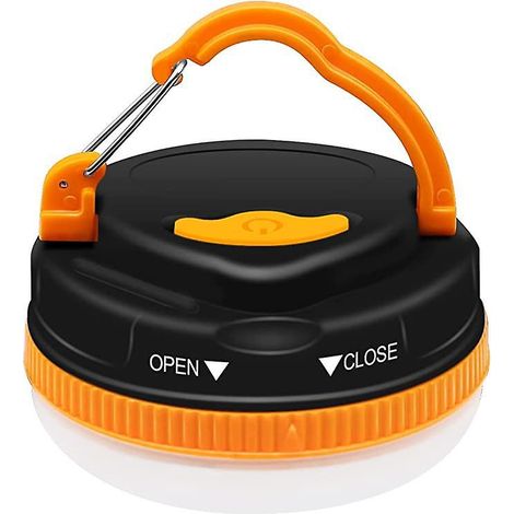 lampe De Camping Suspendre Avec Aimant (modle Piles, Piles Non Incluses), Lampe De Camping Led Portable Tanche, 5 Modes D'clairage Et Lampe De T (1/5)