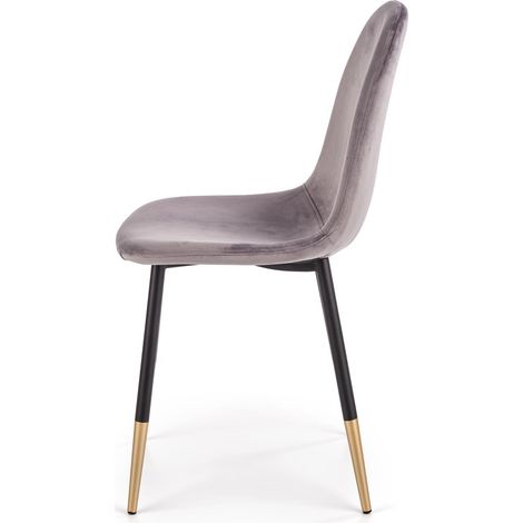 Chaise de salle à manger en frêne foncé K379 (1/5)
