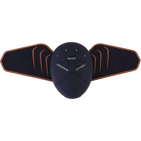 Appareil de stimulation musculaire EMS pour abdominaux - Tonifiant abdominal, appareil de massage électronique puissant unisexe pour l'entraînement, la remise en forme et la perte de poids-AquaForge