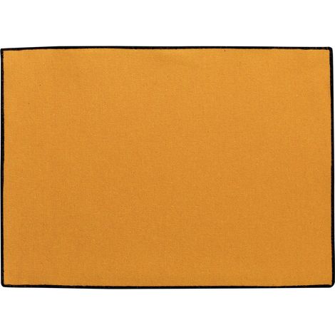 Lot de 2 Sets de Table Recyclés Tournesol Coloris Jaune pour Repas 33 x 45 cm - PANGIVO (1/2)