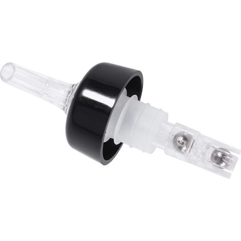 Doseur à liqueur en plastique transparent avec bouchon verseur pour bouteille de vin à débit libre (1/5)