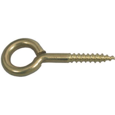 Occhiolo Con Vite Per Legno  - mm.14x30 - ø mm.2x13 - 200 pz