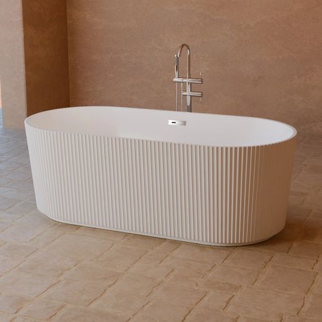 Vasca freestanding - Indigo 168 blanche -  Bianco - 168 x80 x58 cm, by SPALINA