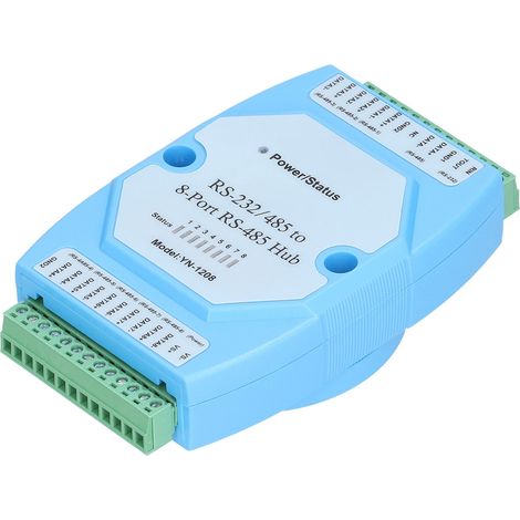 Répéteur de Transmission haute vitesse, Hub RS485, 8 Ports opto-isolés, anti-interférence, distributeur DC924V (1/5)