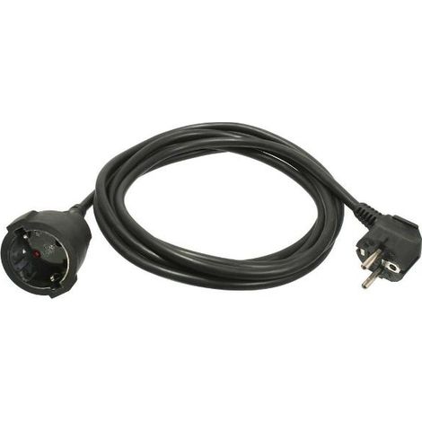 as Schwabe Verlängerungen mit Winkelstecker für den Innenbereich 3 m H05VVF 3G1,5 50312