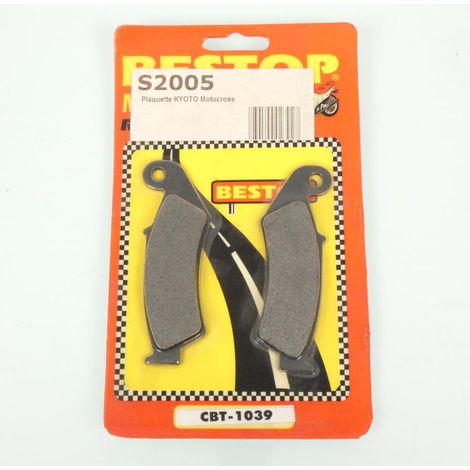 Bremsbelag bestop für Motorrad honda 250 nx j 1988 bis 1994 av (1/2)