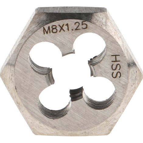 Filière RS PRO M8, pas 1.25mm, HSS ( Prix pour 1 )