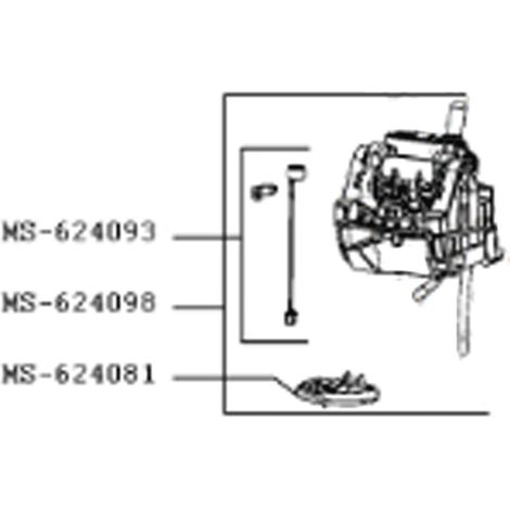 Ersatzteil - Magnet mit Flansch (Bezugszeichen MS-624093) DOLCE GUSTO MINI ME -  - KRUPS