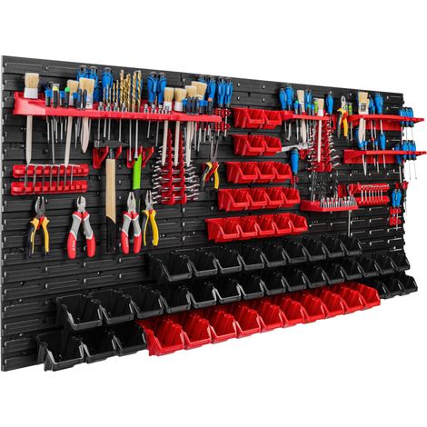 Pannello portautensili 172x78 cm, scaffale per officina/garage (1/5)