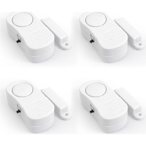 Pack de 4 mini alarmes pour porte/fenêtre - Avidsen - 100324