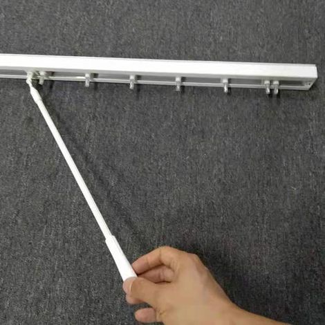 17-inch White Venetian Blind Rod Set (2 Pieces) - A Labor-Saving Tool (1/5)