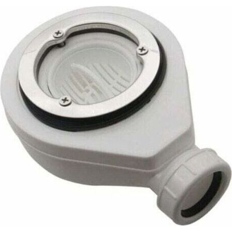 Bonde horizontale sans capot Ø90 pour receveurs de douche